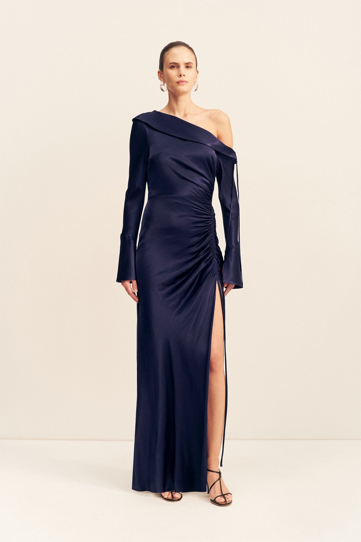 Shona Joy LA Lune Long Sleeve Gathered Maxi Dress - Image 1