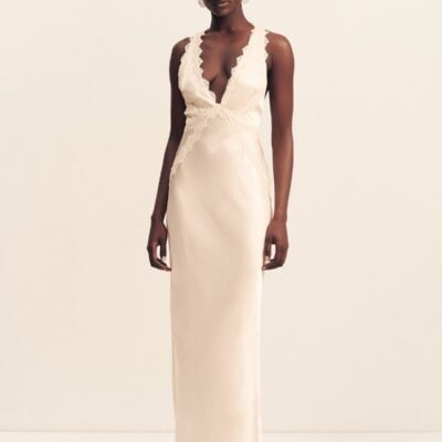 Shona Joy LA Lune Lace Cross Back Maxi Dress - Image 1