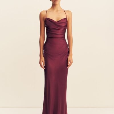 Shona Joy LA Lune Lace Back Maxi Dress - Image 1