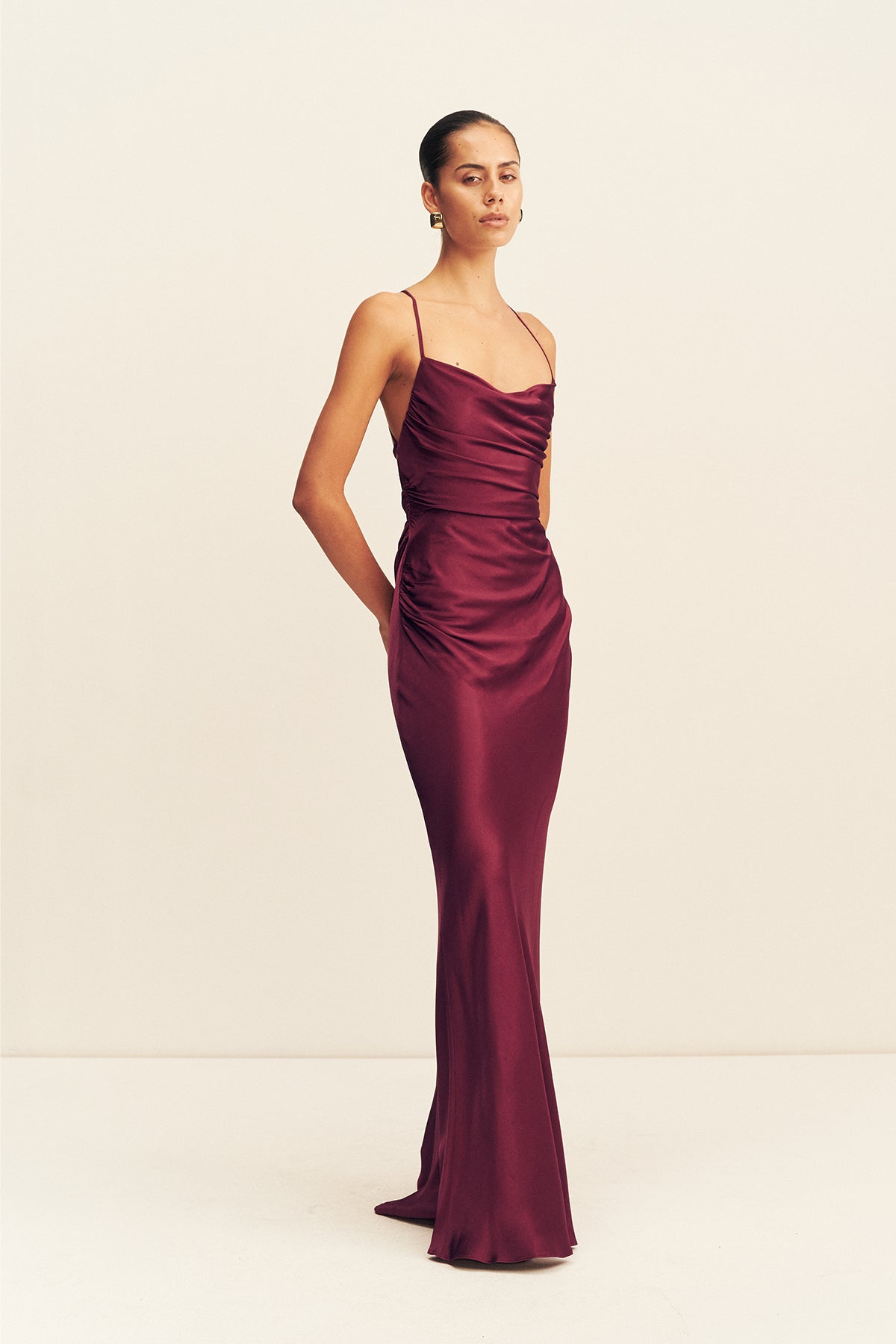 MNSJ140926213050066_3 Shona Joy LA Lune Lace Back Maxi Dress - Image 3