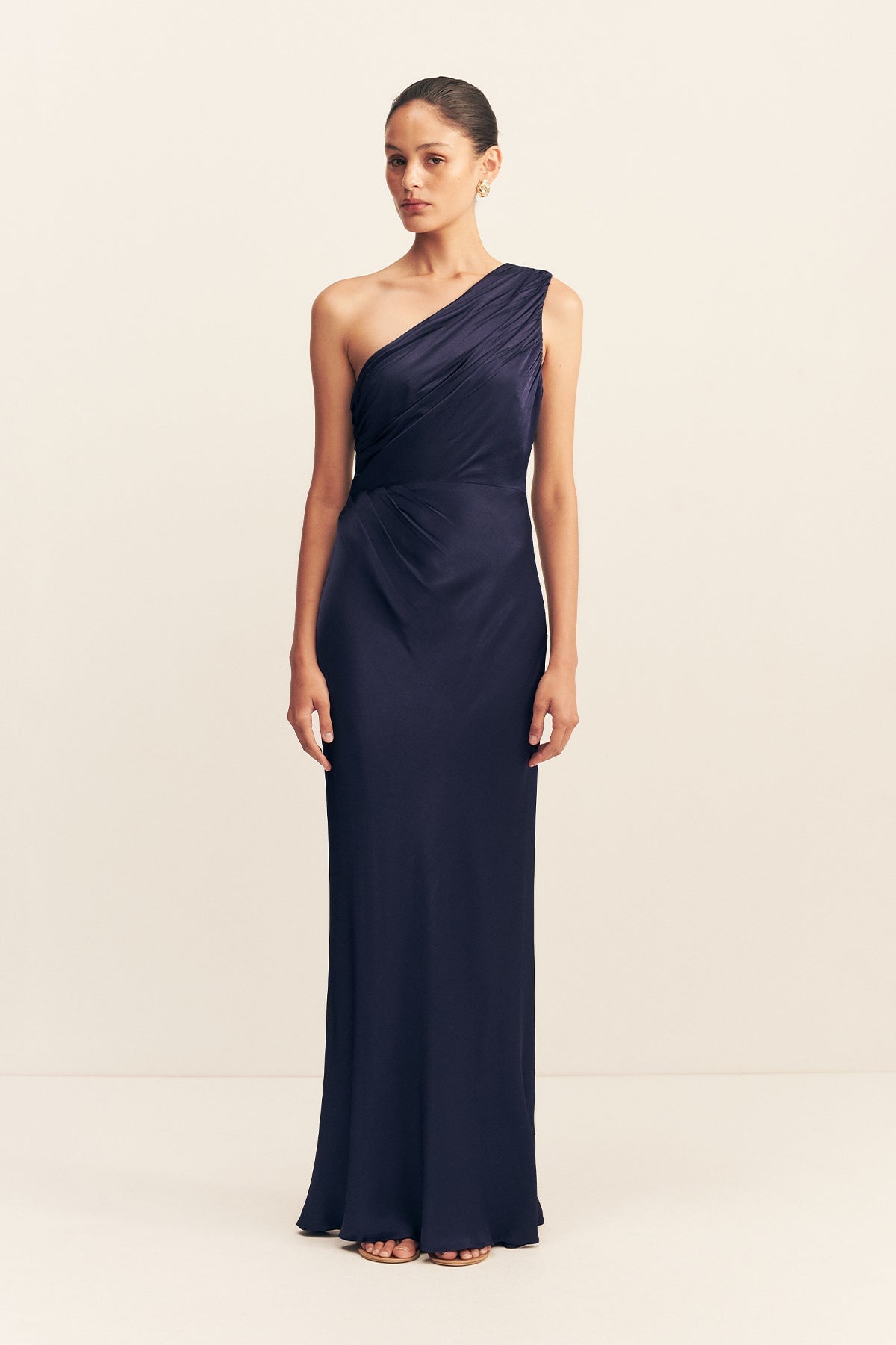 Shona Joy LA Lune Gathered One Shoulder Maxi Dress - Image 1