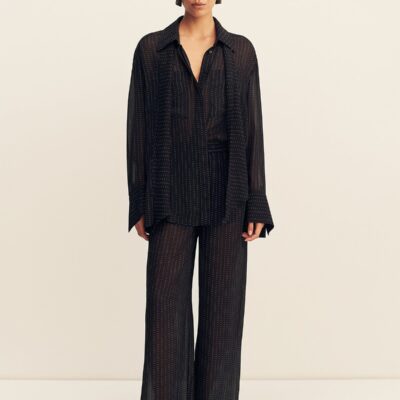 Shona Joy Irving Polka Dot Sheer Pant - Image 1