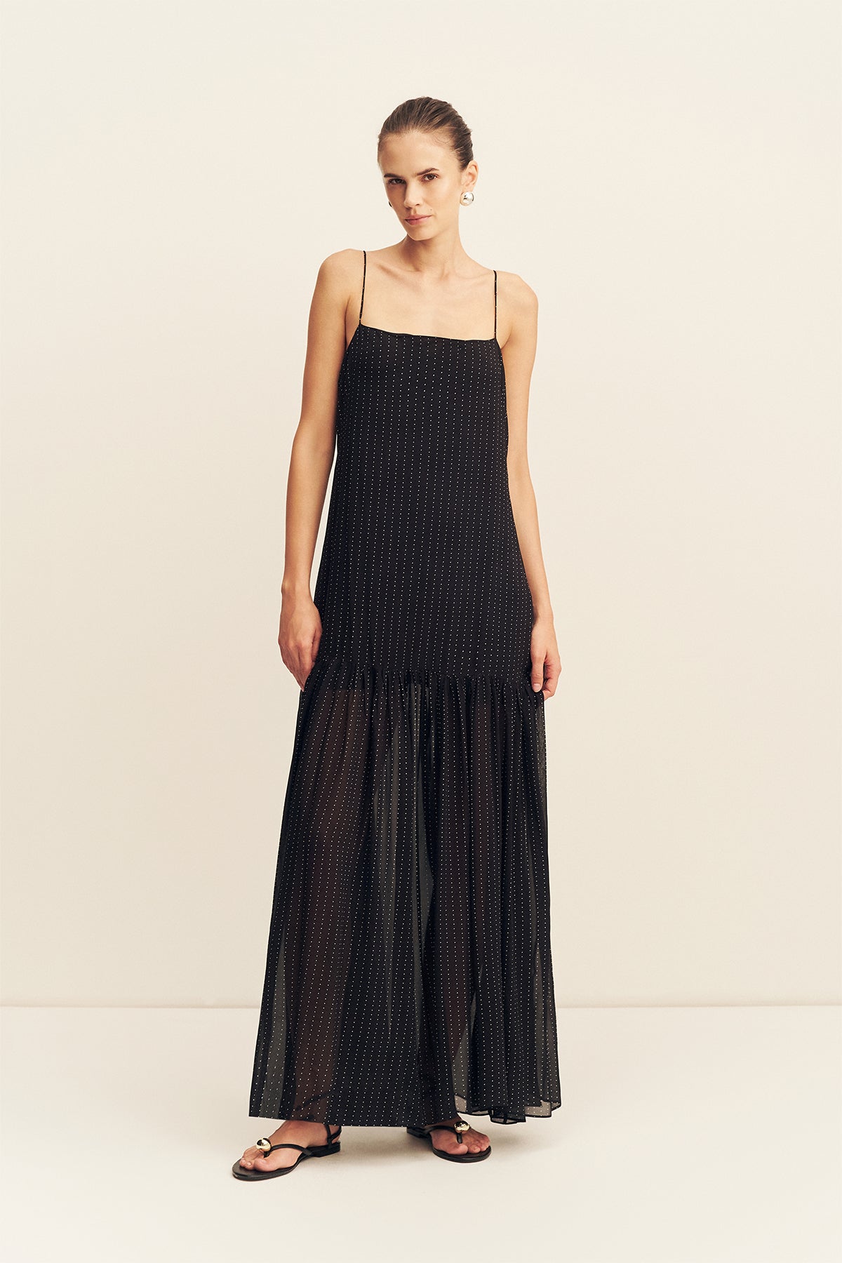 Shona Joy Irving Polka Dot Maxi Dress - Image 1
