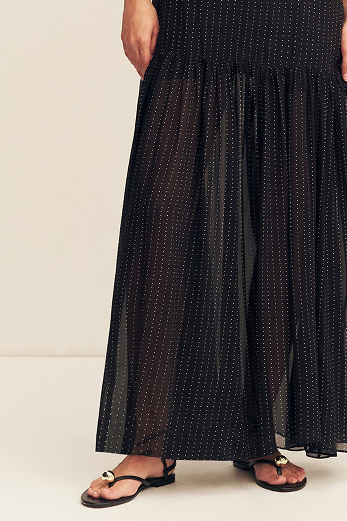 MNSJ140926213050077_2 Shona Joy Irving Polka Dot Maxi Dress - Image 2