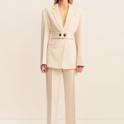 Shona Joy Irena Hourglass Single Breasted Blazer With Belt - Image 1
