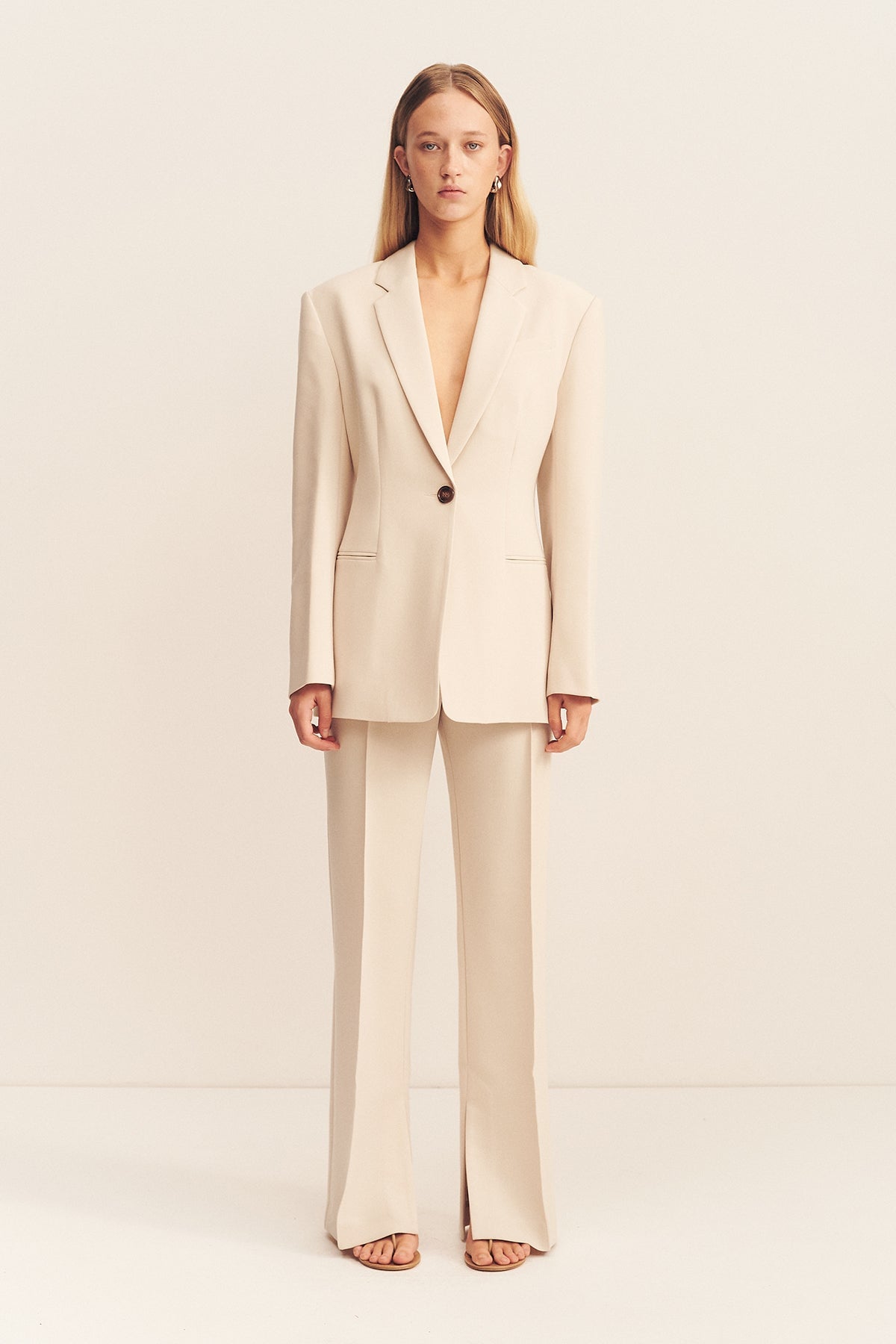 Shona Joy Irena Hourglass Single Breasted Blazer With Belt - Image 3
