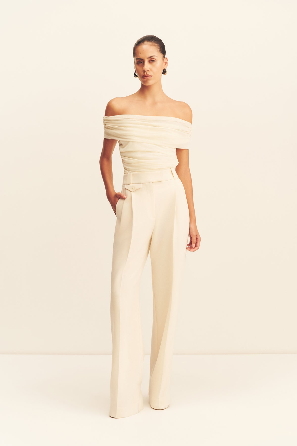 MNSJ140926213050079_3 Shona Joy Irena High Waisted Tailored Pant - Image 3