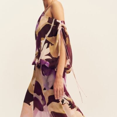Shona Joy Gia Off Shoulder Blouson Maxi Dress - Image 2