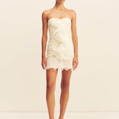 Shona Joy Federick Pleated Ruffle Mini Dress - Image 1