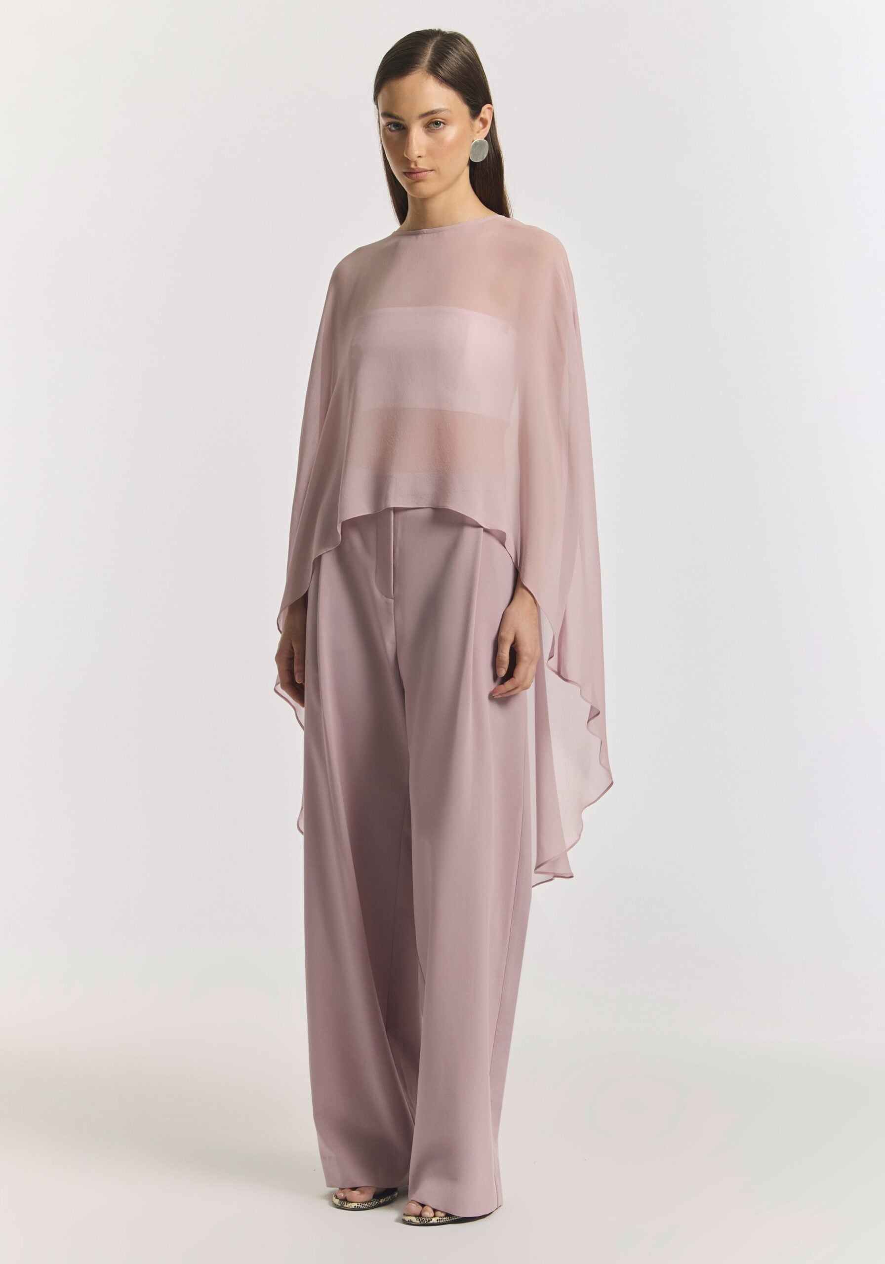 Viktoria & Woods Holliday Silk Cape Top - Image 1