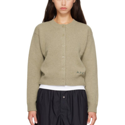 A.P.C. Beige Lila Cardigan