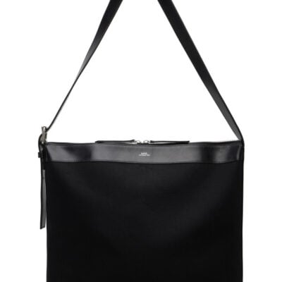 A.P.C. Black Vera Maxi Biker Bag
