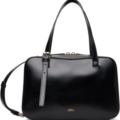 A.P.C. Black Virginie Box Bag