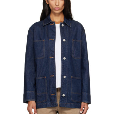 A.P.C. Blue Worker Denim Jacket