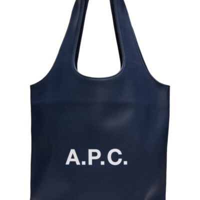 A.P.C. Navy Ninon Small Tote