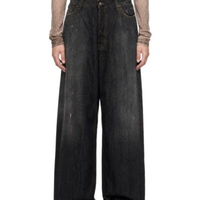 Acne Studios Black 2023 U Loose Fit Jeans