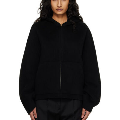 Acne Studios Black Cashmere Hoodie
