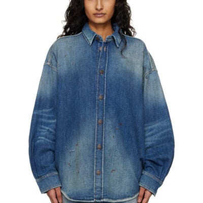 Acne Studios Blue Button-Up Denim Shirt