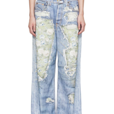 Acne Studios Blue Trompe-l’Oeil 1981 Jeans
