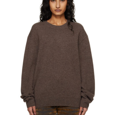 Acne Studios Brown Cashmere Sweater