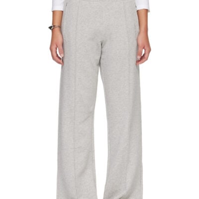 Acne Studios Gray Fleece Logo Lounge Pants