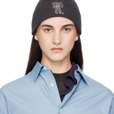 Acne Studios Gray Merino Wool Beanie