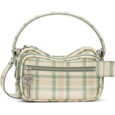 Acne Studios Multicolor Camero Kit Check Crossbody Bag
