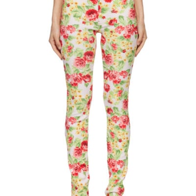 Acne Studios Multicolor Printed Casual Leggings