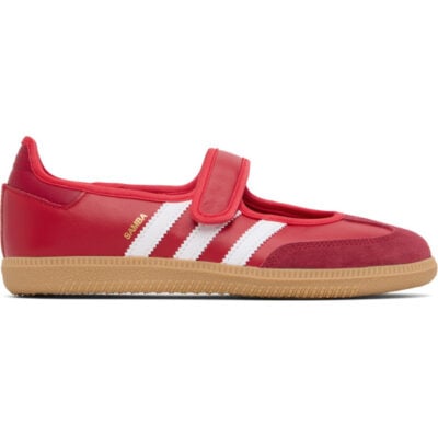 Adidas Originals Red Samba Jane Ballerina Flats