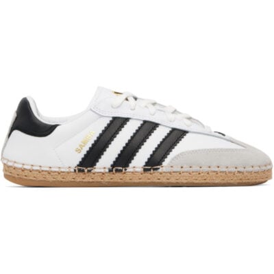 Adidas Originals White Edison Chen Edition CLOT Samba Sneakers