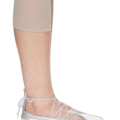 Adidas Originals White & Gray Taekwondo Mei Ballerina Flats