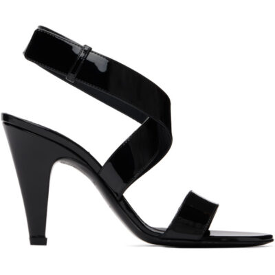 Alaïa Black Cone Heeled Sandals