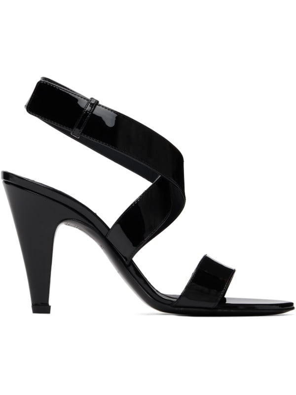 Alaïa Black Cone Heeled Sandals