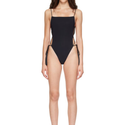 Alaïa Black Tassel Swimsuit
