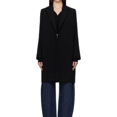 Alaïa Black Virgin Wool Coat