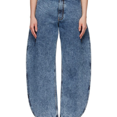 Alaïa Blue Petal Jeans