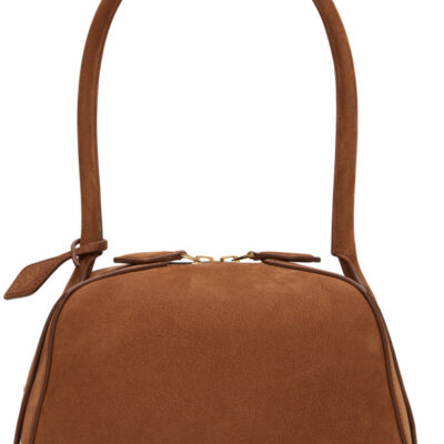 Alaïa Brown 'Le Bouledogue' Small Nubuck Bag