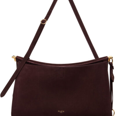 Alaïa Burgundy 'Le Click' Pocket 35 Bag