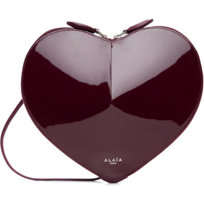 Alaïa Burgundy 'Le Coeur' Bag