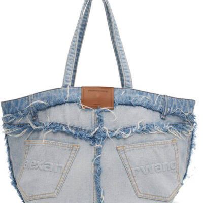Alexander Wang Blue Punch Denim Large Tote