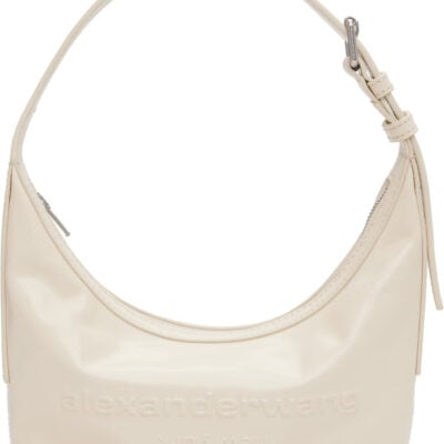 Alexander Wang Off-White Punch Small Shoulder Bag