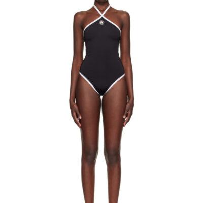 Amiri Black MA One Piece Swimsuit