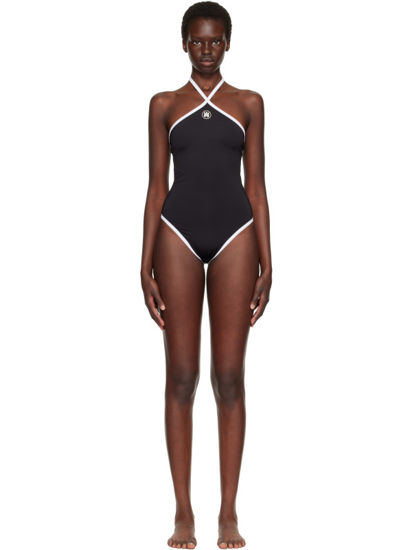 Amiri Black MA One Piece Swimsuit