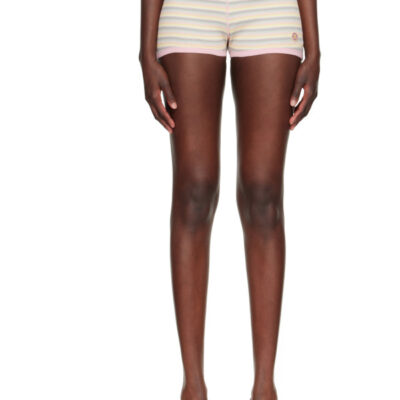 Amiri Multicolor MA Striped Micro Shorts