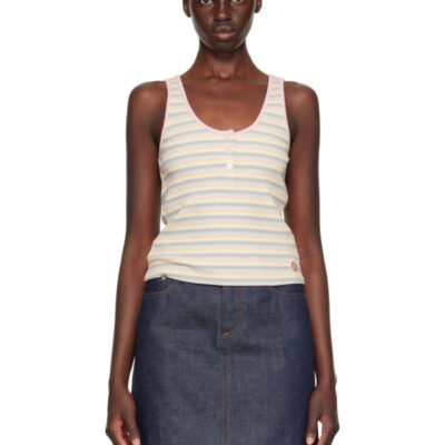 Amiri Multicolor MA Striped Tank Top