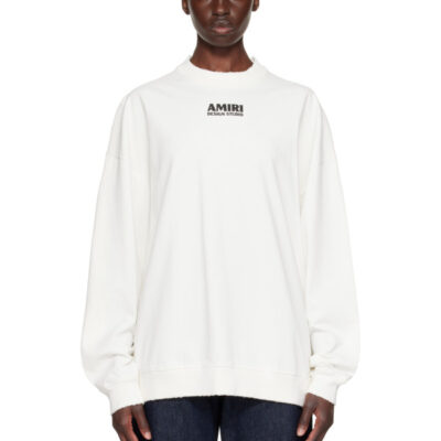 Amiri Off-White '1994' Crew Sweatshirt