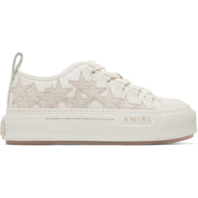 Amiri White Stars Court Low Sneakers