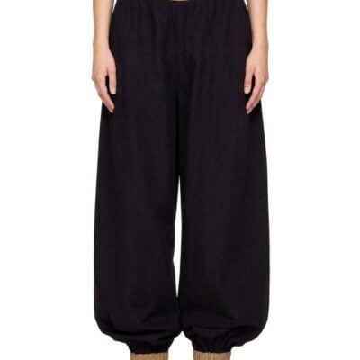 Baserange Black Moy Lounge Pants