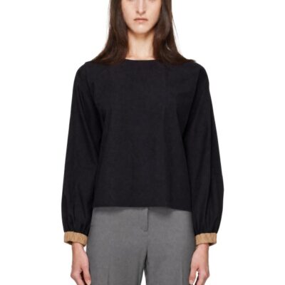Baserange Black Moy Top