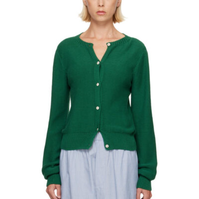 Baserange Green Tier Cardigan